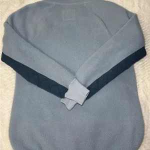 Abercrombie & Fitch Light Blue Quilted Pullover thumbnail 3