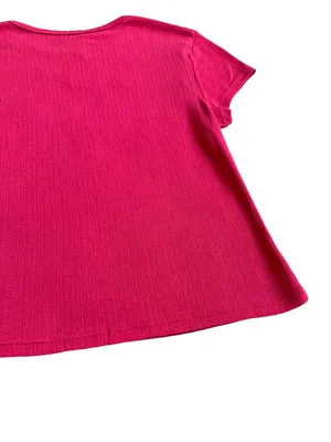 Intimately Free People Lipstick Red T-Shirt Top Blouse Stretchy Size Large NWT thumbnail 10
