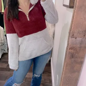 Fuzzy sweater size small thumbnail 2