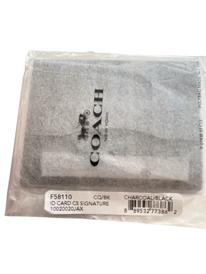 Coach NWT Slim Id Card Case In Signature Canvas thumbnail 3