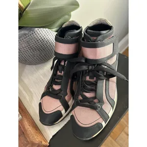Pierre Hardy Hightop Platform Sneakers Pink Womens Size 35 thumbnail 2