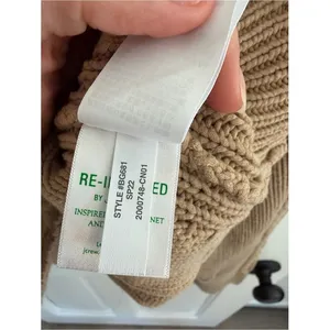J.Crew V-Neck Cable Knit Sweater‎ Desert Camel Cotton Blend Large thumbnail 5