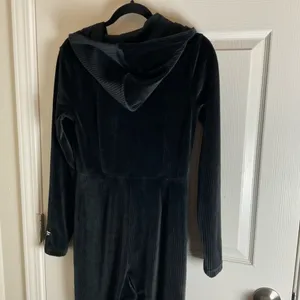 Fabletics Plush Rib Hooded Jumpsuit - Black Woman’s Size Small thumbnail 7