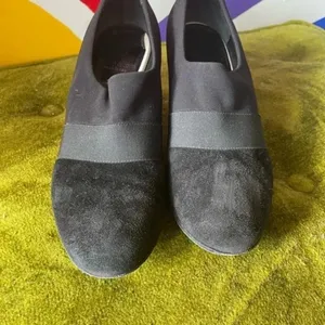 Thierry Rabotin‎ Made in Italy Black Heels Size 39.5 EUC thumbnail 2