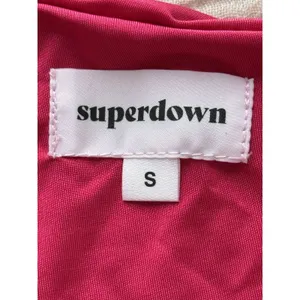 Superdown Brie One Sleeve Dress‎ Revolve Small Hot Pink Ruched Asymmetrical thumbnail 4