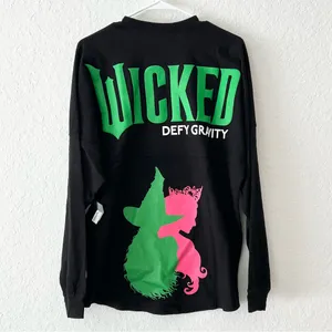 NWT Universal Studios Wicked Defy Gravity Elphaba Glinda Black Spirit Jersey S thumbnail 3