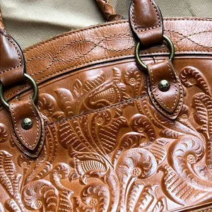 Patricia Nash Zorita‎ Leather Tooled Shoulder Bag Western Boho A27 thumbnail 5