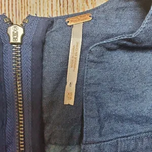 FREE People Denim Long Sleeve Dress Defect‎ thumbnail 8