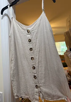 Boutique Mini Beige Dress thumbnail 1