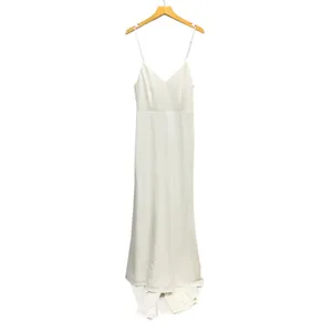 Lulus Feeling of Forever White Sleeveless Mermaid Maxi Dress size M thumbnail 3