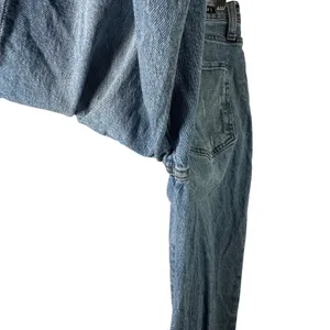 KUT from the Kloth Sienna Wide Leg Jeans Light Wash Denim High Rise‎ Size 2 Blue thumbnail 9