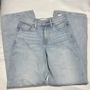 Banana Republic Pale Blue Straight Leg Jeans thumbnail 1