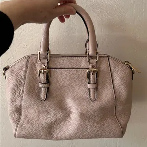 Michael Kors Blush Leather Satchel thumbnail 3