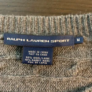 Ralph Lauren Sport Wool Blend Rabbit Gray Cable Knit‎ Crew Neck Sweater Preppy thumbnail 5