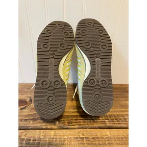 Adidas Originals Mesh Suede Retro Sneakers Yellow White Women’s 6 thumbnail 5