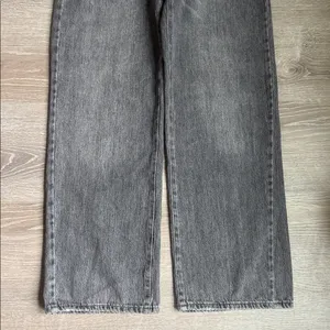 One teaspoon Jackson Mid Waist Wide Leg Denim Jeans - Charcoal Black 27 thumbnail 6