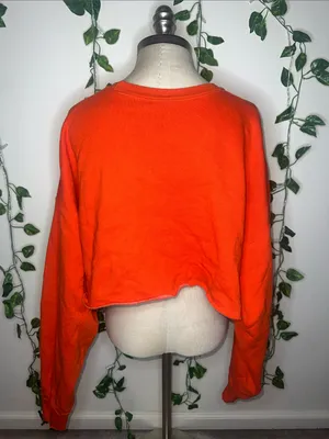 Fruit of the Loom Syracuse College Oversized Cropped Graphic Crewneck thumbnail 3