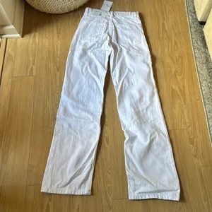 Zara White Denim Pants thumbnail 5