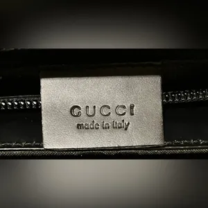 Authentic Gucci Black GG Monogram Shoulder Bag thumbnail 11