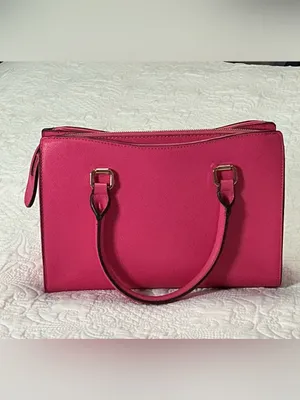 Nine West Strawberry Pink Shoulder Bag Purse Women’s Handbag Large thumbnail 2