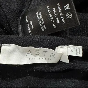 ASTR Zenni Black Cutout Bodysuit Women’s Medium thumbnail 3