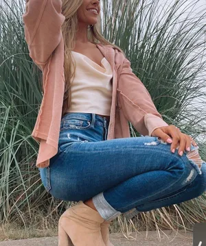 These Three Boutique Pink Shacket thumbnail 1