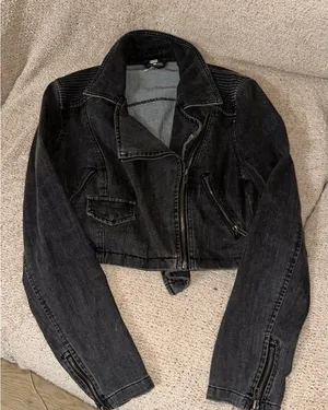 Free People Cropped Jean Jacket thumbnail 1