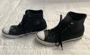 Converse Chuck Taylor All Star Glitter Leather High Top Sneaker thumbnail 2