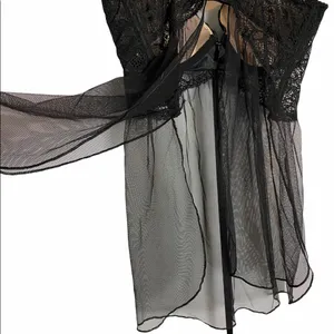 Victoria’s Secret Bustier Babydoll Top Goth Y2K Dark Romantic Whimsygoth 34C thumbnail 5