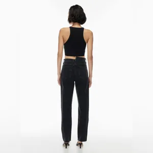 AGOLDE Black Criss Cross Jeans Size 23 thumbnail 6