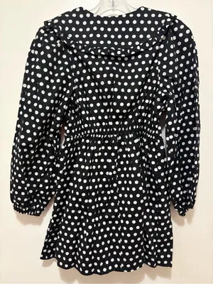 Miss Selfridge Petite Polka‎ Dot Print Mini Dress Sz. 6P NWT thumbnail 3