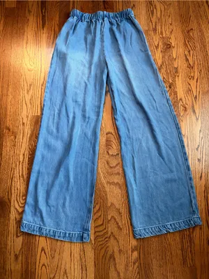 YFB Young Fabulous & Broke Wide Leg Tencel Modal Jeans Size S thumbnail 4