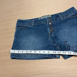 Vintage 90s Y2K American Eagle Denim Jean Shorts Womens 4 Button Fly Low Rise thumbnail 5
