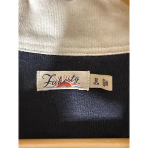 Faherty Rugby Jersey Polo Dress Open Stripe navy white size XS thumbnail 4
