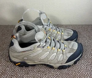 Merrell Womens Moab Ventilator Taupe Continuum Vibram Hiking Trail Shoes Sz 8.5 thumbnail 1