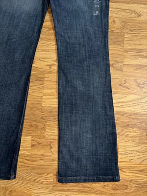 Wrangler Bootcut Jeans Juniors Size 11 Length 32 Dark Wash Pockets Stretch NWT thumbnail 16