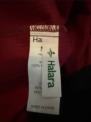HALARA High Waisted 2in1 A Line Corduroy Casual Skort in Pomegranate thumbnail 8