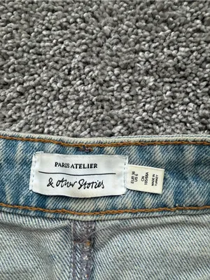 Women’s Paris Atelier & Other Stories Two-Toned Denim Skirt thumbnail 2