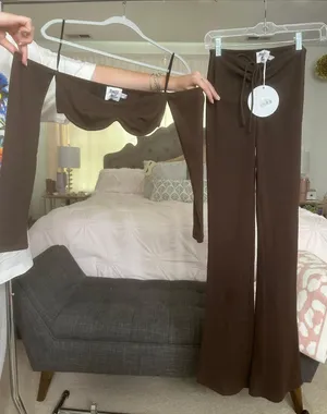 Princess Polly Matching Brown Set thumbnail 1