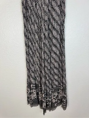 Free People Vintage Boho Jumpsuit Pantsuit Strapless Halter Medium Wide Leg thumbnail 9