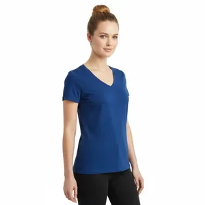 Vera Bradley Indigo Essential Classic Fit Crew Neck Tee Top, S thumbnail 2
