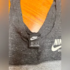 🌸Nike Women's Black and Gray Sports Tank Top thumbnail 2