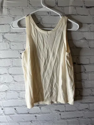 Lou and grey for Loft Cream Knit Tank with Orange Fruit Knit Motif small thumbnail 5