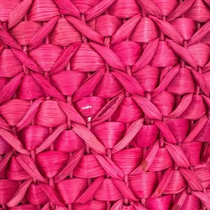 Barney’s New York NWT Pink Straw‎ Beaded Handle Tote Bag thumbnail 14