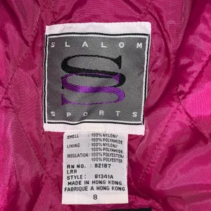 Vintage Slalom Sports Insulated Snow / Ski Jacket Women's Size 8 Waterproof thumbnail 6