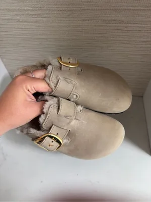 Birkenstock Boston Big Buckle Shearling Clogs thumbnail 8