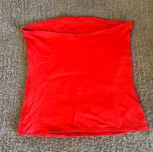 Zara Red Flower Tube Top thumbnail 2