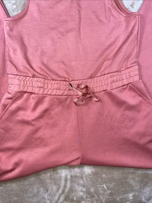 Serra Mauve Sleeveless Drawstring Jumpsuit thumbnail 3