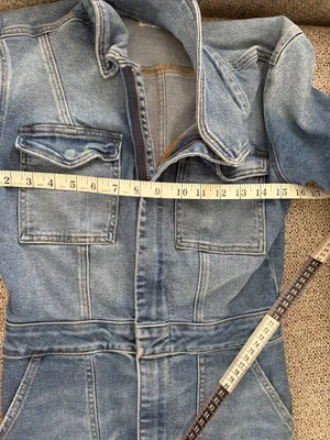 Good American Women’s Light Blue Denim Jumpsuit Jeans thumbnail 11