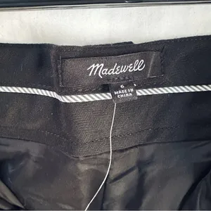 NEW Madewell Cargo Pants in Pinstripe Almost Black thumbnail 7